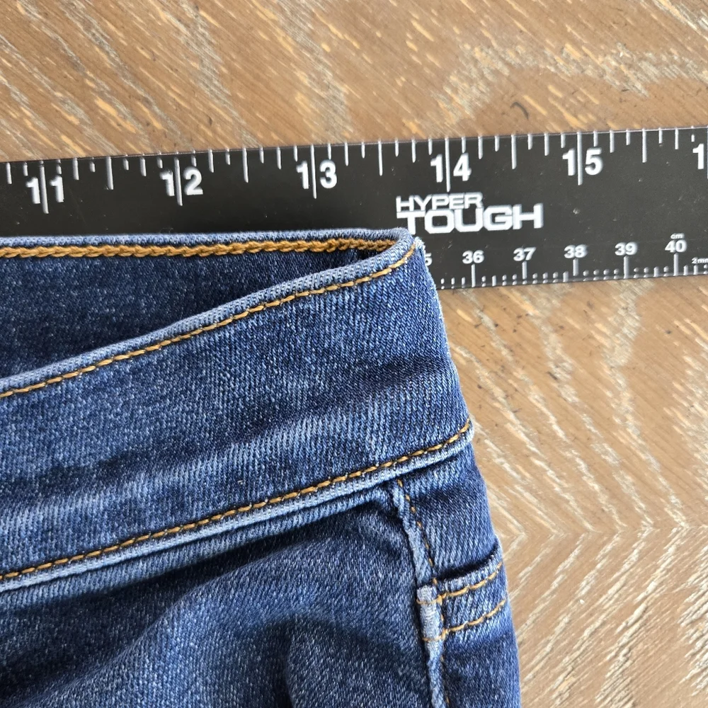 7 For All Mankind Button Fly Skinny Jeans | Premium Denim, Size ~28 - Picture 6 of 11